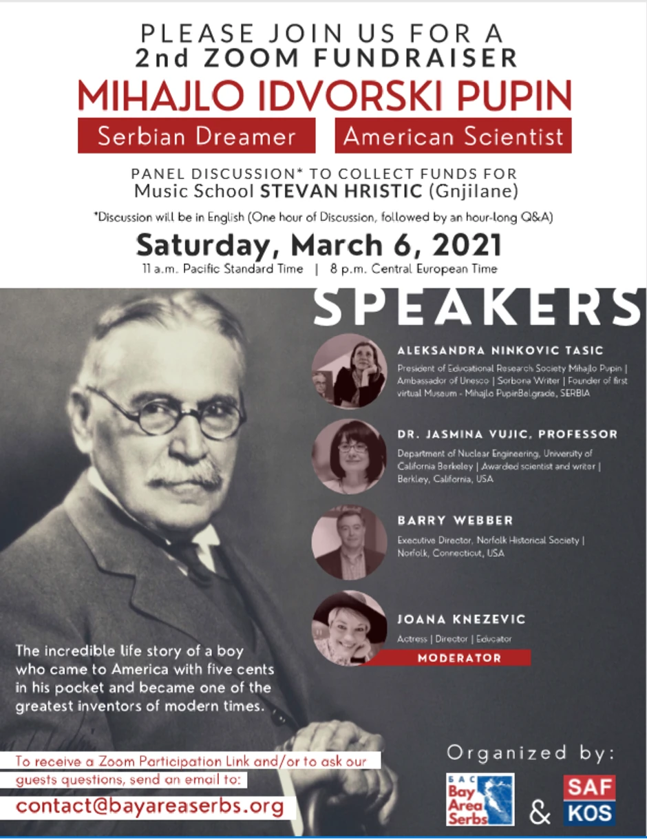 Tribina o Mihajlu Pupinu u SAD