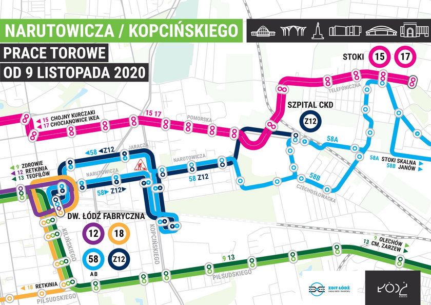 Zmiany w komunikacji w Łodzi. Tramwaje pojadą inaczej