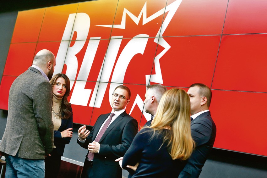 Predstavnici radne grupe u "Blicu"