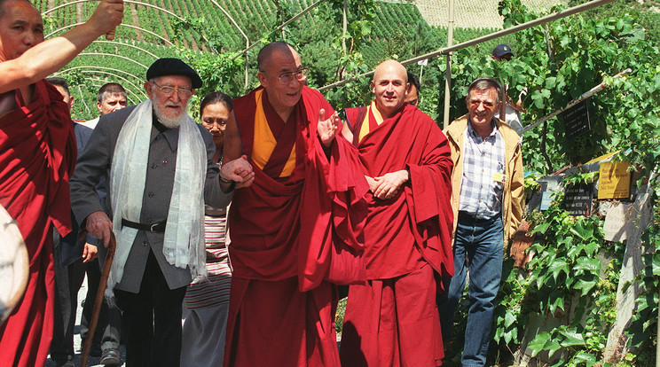 A Dalai láma Saillonban, 1999 óta hozzá tartozik ez a 1618 négyzetméteres ültetvény Fotó:  Northfoto