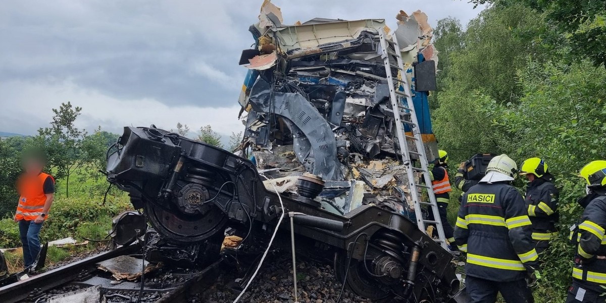 Czechy. Zderzenie dwóch pociągów. Są ofiary śmiertelne