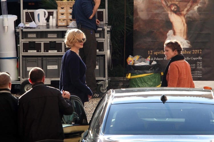 Nicole Kidman na planie filmu 'Grace of Monaco'