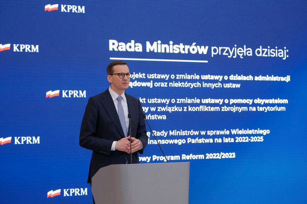 Premier Mateusz Morawiecki