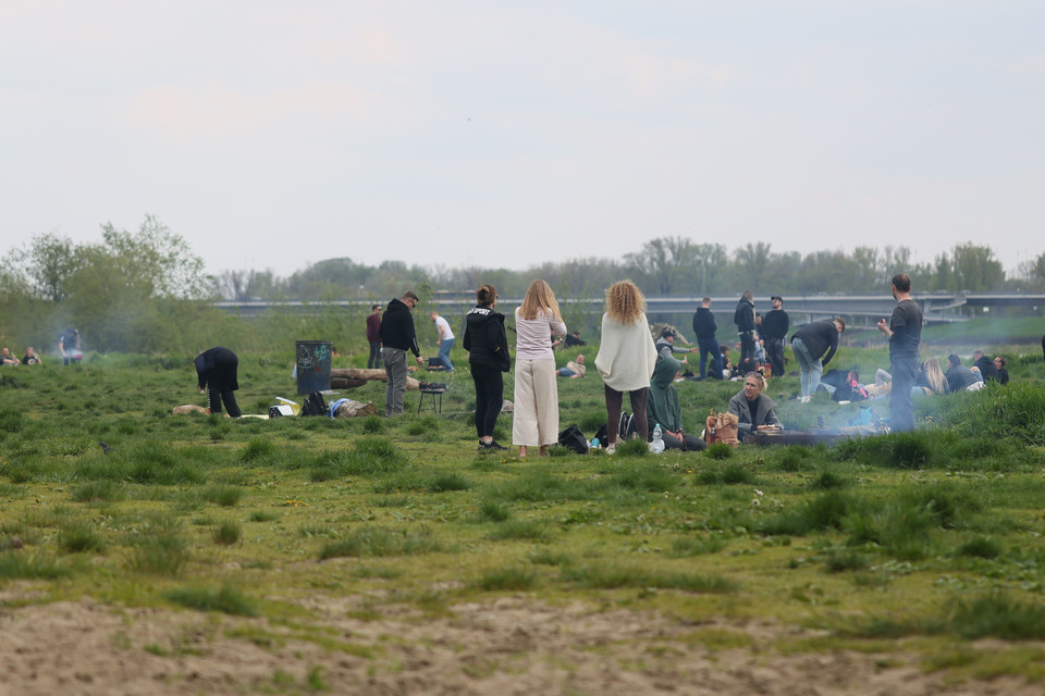 Pierwszy dzień weekendu majowego w Warszawie 