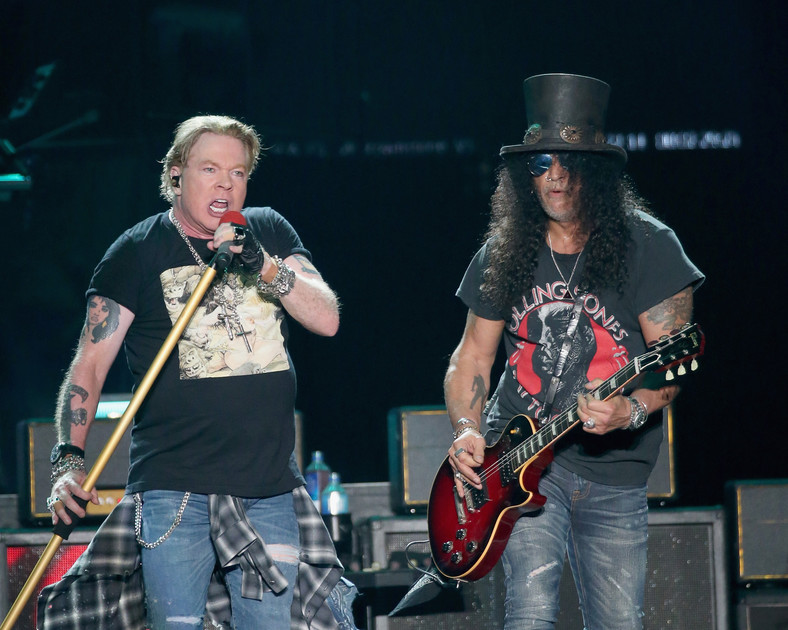 Axl Rose i Slash w 2019 r.