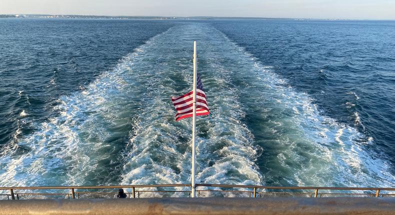 We took three ferries to get from Vermont to the Hamptons. Lauren Harkawik