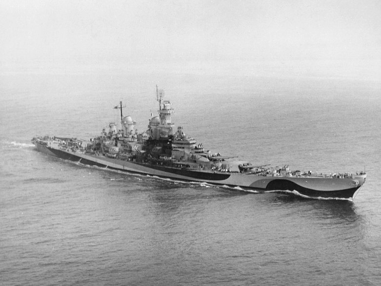 USS Missouri w 1944 r