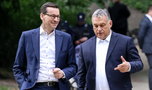 Skandal na konferencji, gdzie miał przemawiać Morawiecki i Orban. Interweniowała policja