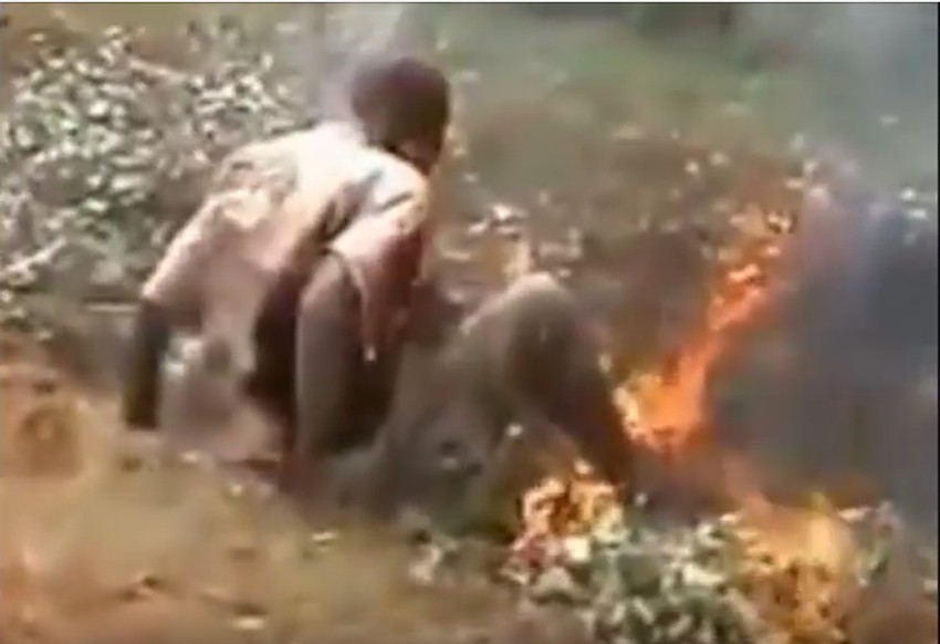 Ritual spaljivanja u Keniji