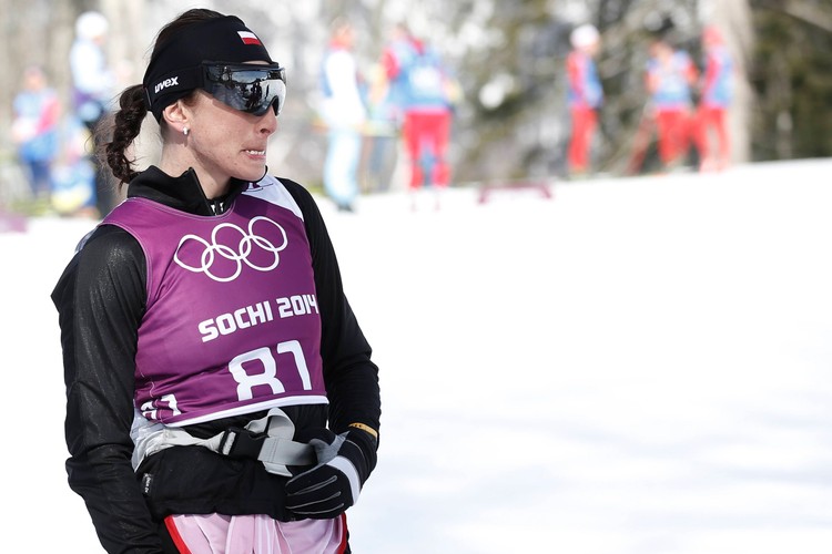 Zjawiskowo piękna Justyna Kowalczyk na obiedzie w Pałacu Prezydenckim