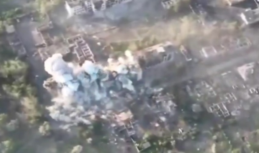 Navodno ukrajinsko bombardovanje Vovčanska