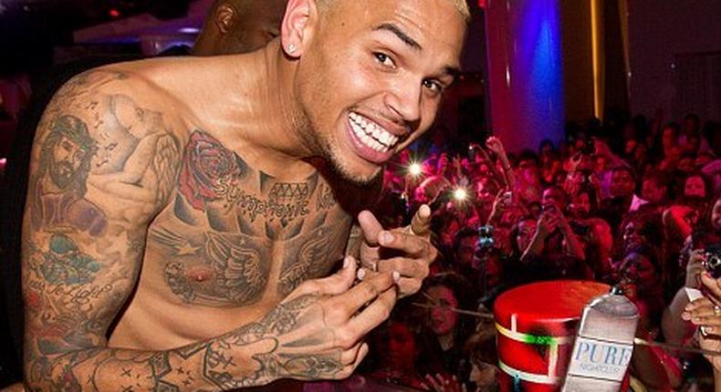 Chris Brown seen here on his 22nd birthday in Las Vegas