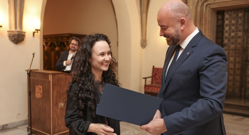 Prezydent wręczył stypendia młodym artystom