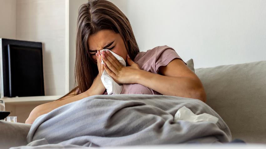 influenza, nátha, megfázás, tünetei