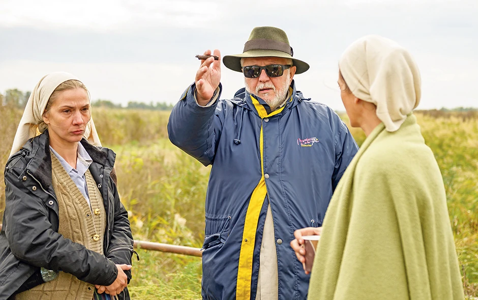 Reditelj Predrag Gaga Antonijević na snimanju filma
