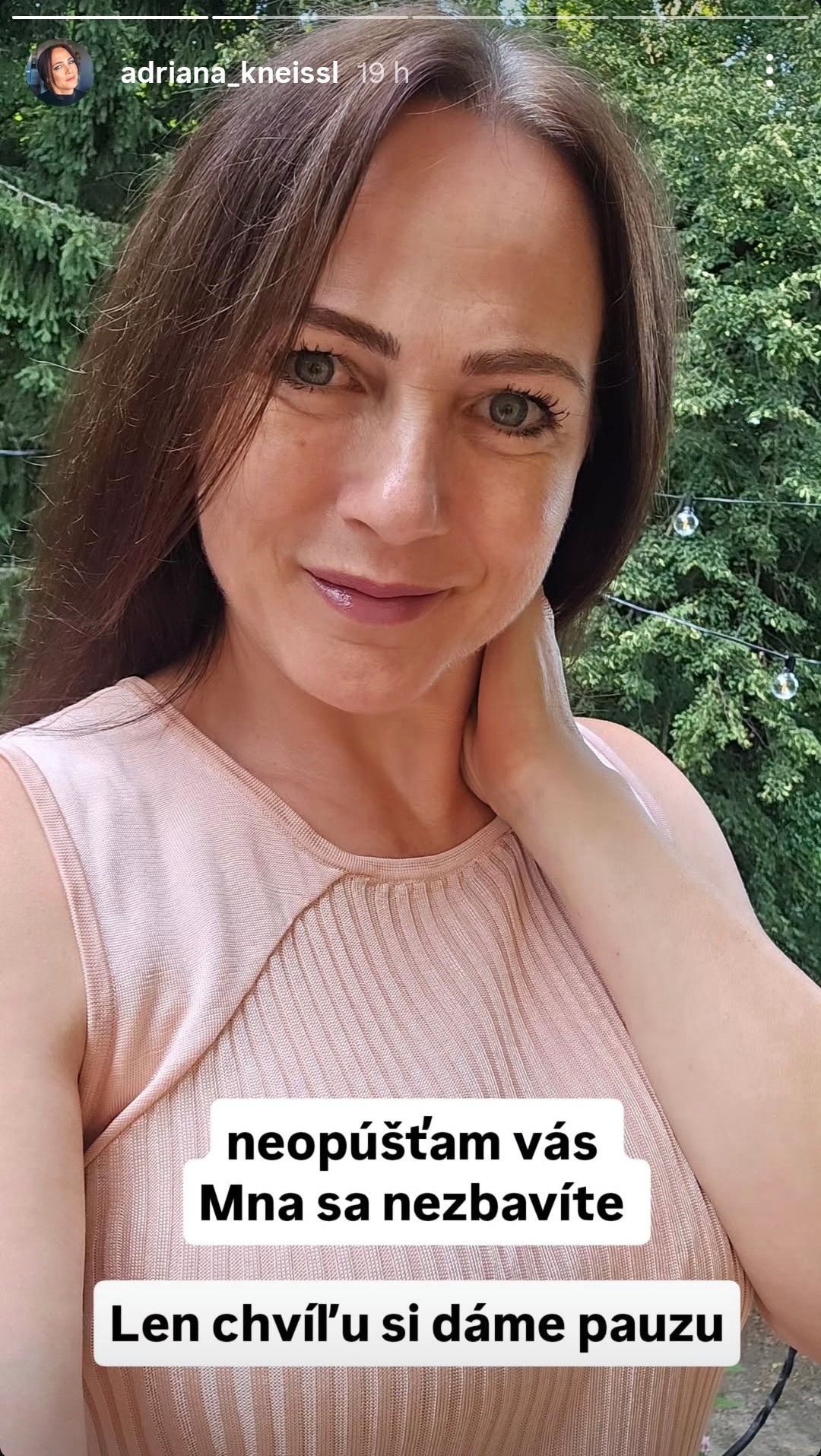 Bývalá markizáčka Adriana Kneissl.