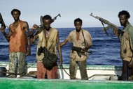 Faysal Ahmed, Barkhad Abdi, Barkhad Abdirahman i Mahat Ali w filmie Kapitan Phillips.