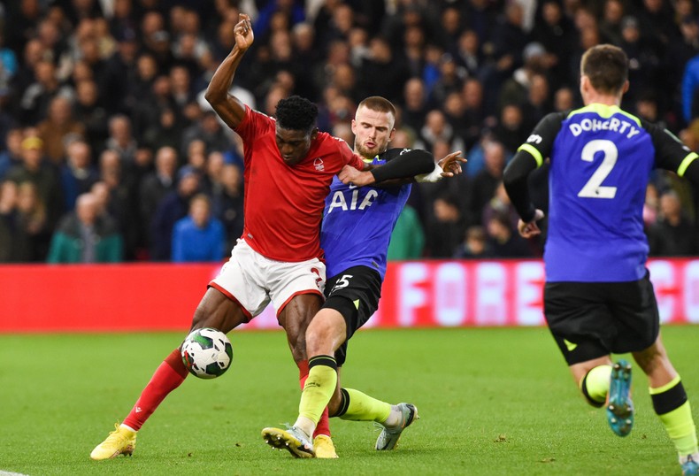 Taiwo Awoniyi vs Spurs στη σεζόν 2022/23 της Premier League