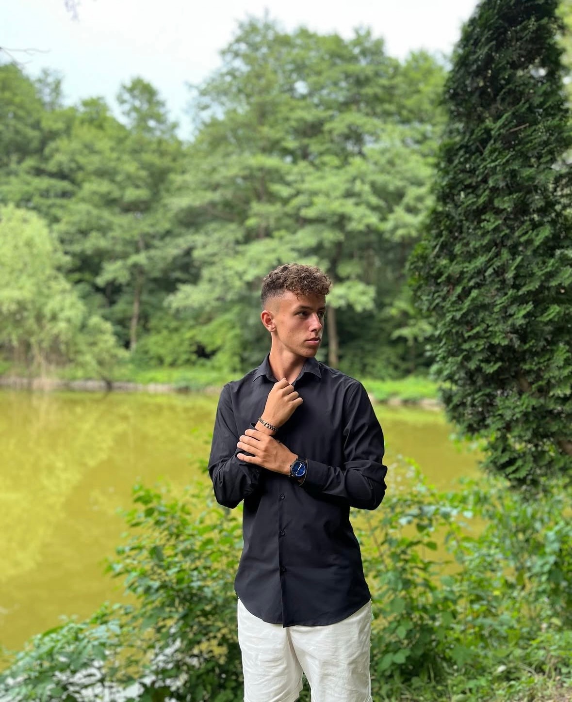 Futbalista Luca Manolache.