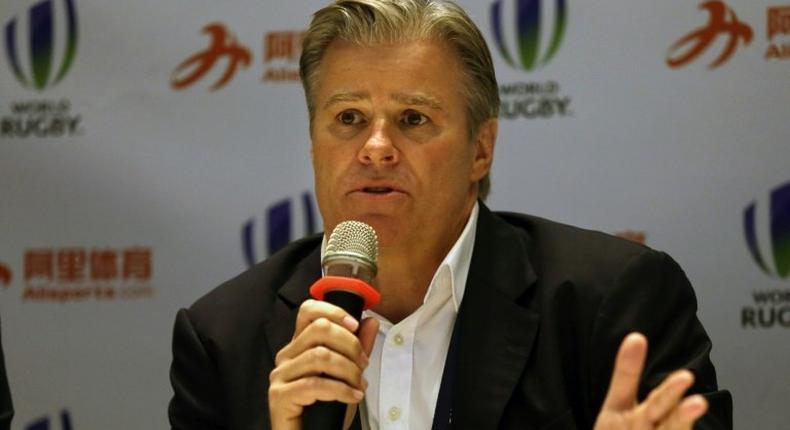 CEO of World Rugby Brett Gosper, seen in April 2016, said the Chinese government sees Rugby as a character-building team sport
