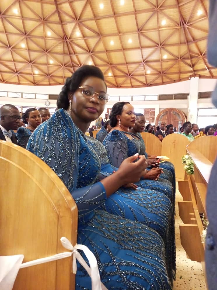 Hon Lillian Aber and other MPs at the church service