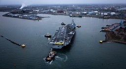 rosyjski dron przy francuskim lotniskowcu. poważny incydent u wybrzeży