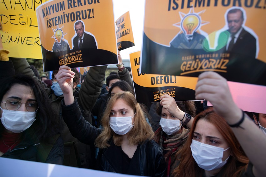 Protesti protivnika Erdogana