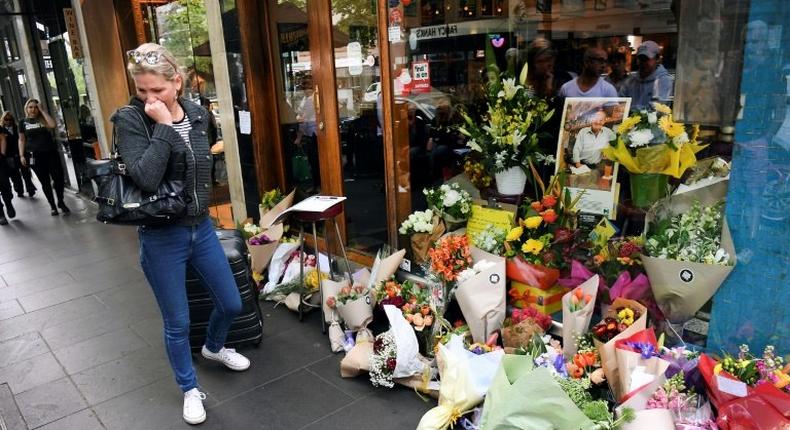 Cafe owner Sisto Malaspina was stabbed to death in a terror attack in Melbourne on Friday