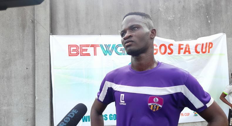 Muyiwa Alade netted his first professional hat-trick against Ikorodu City.