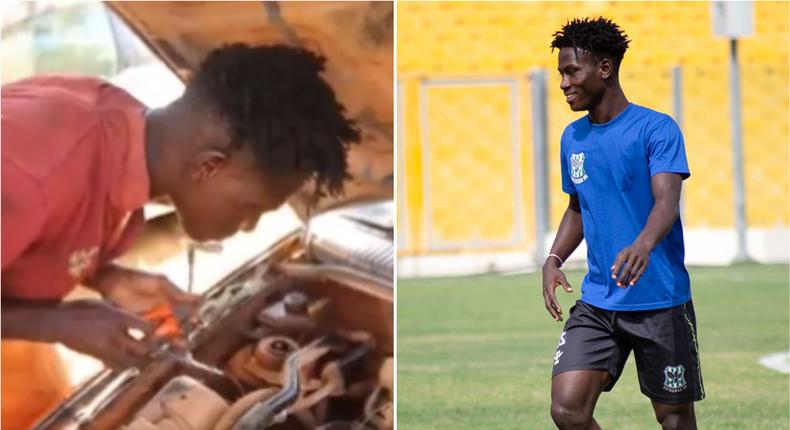 Dauda Seidu: Meet the Ghana Premier League player who doubles as mechanic