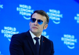 Emanuel Makron na Svetskom ekonomskom forumu u Davosu