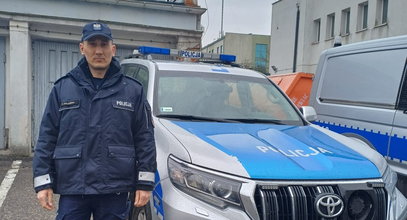 64-letni kierowca z Piotrkowa miał zawał. Policjanci uratowali mu życie