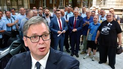 Aleksandar Vučić sa predstavnicima zaposlenih u Gradskom saobraćajnom preduzeću Beograd 