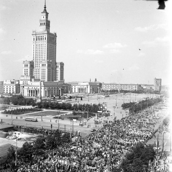 Obchody Święta Pracy w Warszawie, 1961 rok