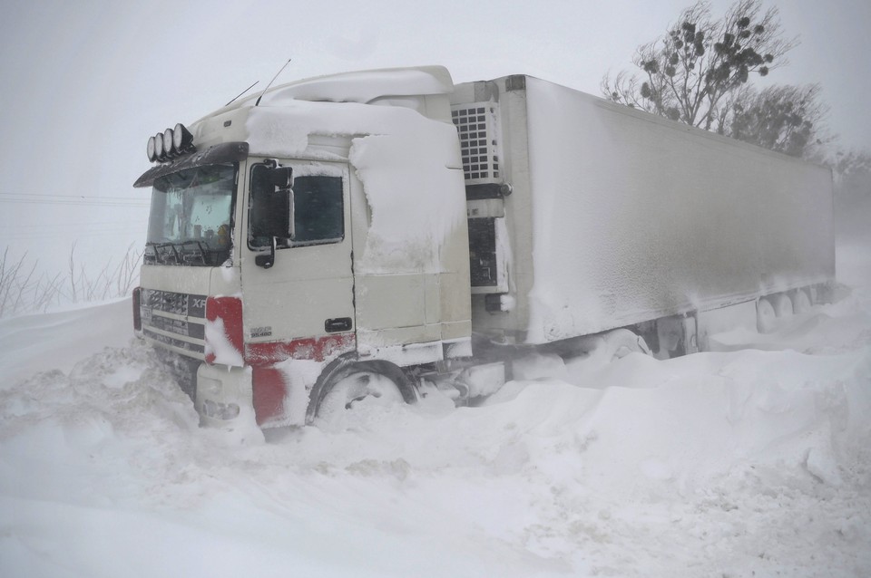 Śnieżyce paraliżują Ukrainę