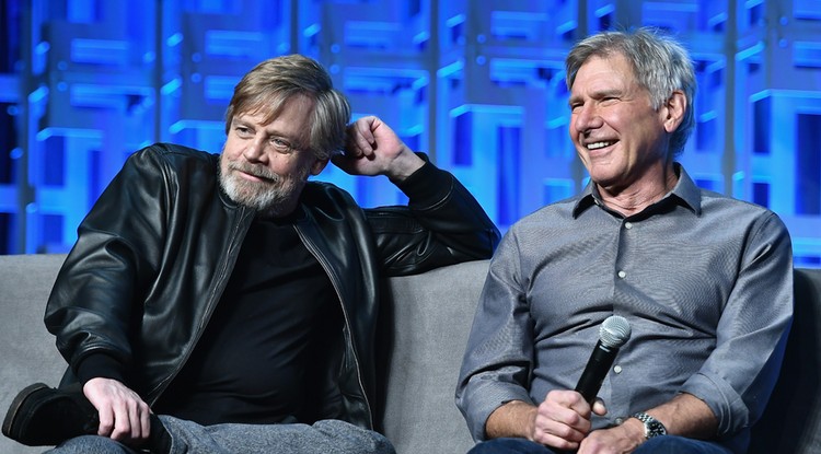 Mark Hamill és Harrison Ford napjainkban