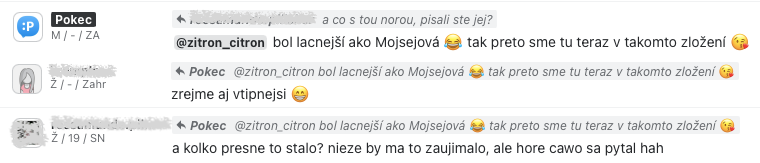 Na pokec - Mojsejová