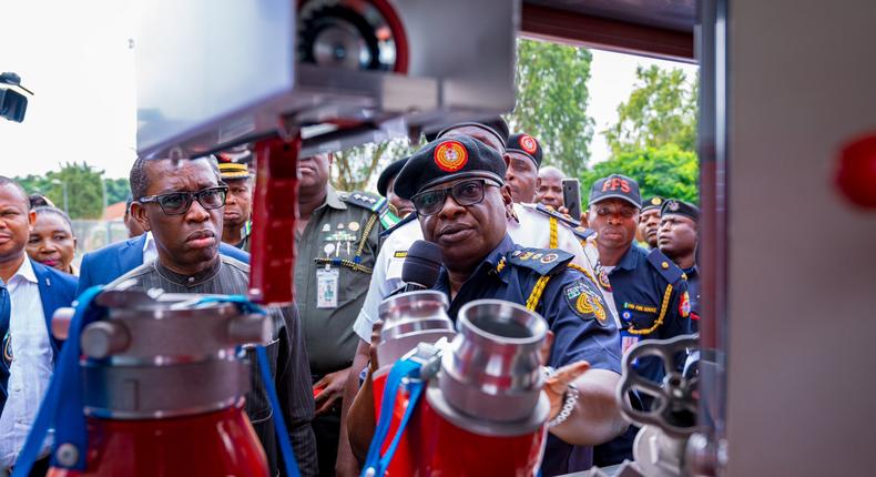 Okowa commissions fire fighting vehicles in Delta state