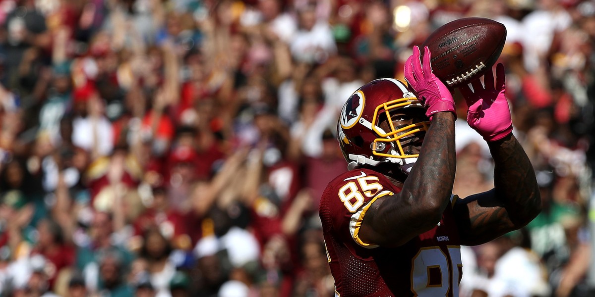 Redskins tight end scored his first touchdown in 2 years and forgot to change his illegal celebration