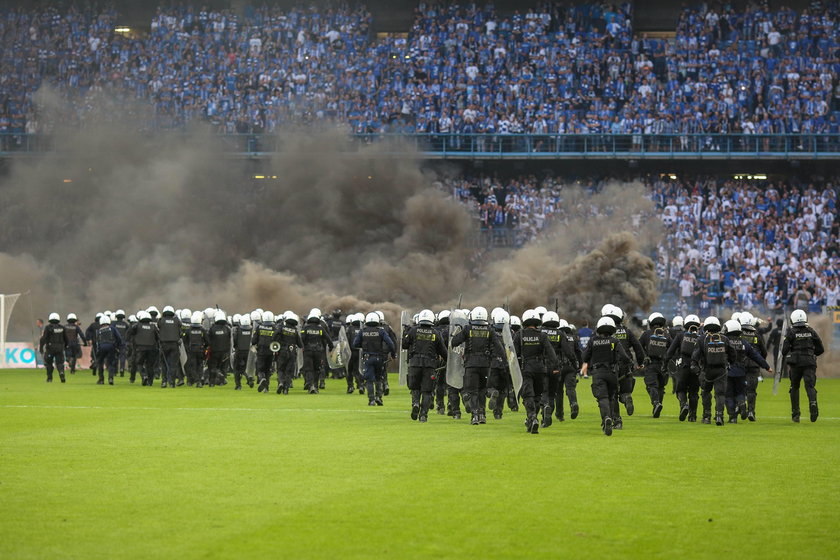 Kibole zatrzymani po meczu Lecha Poznań z Legią Warszawa