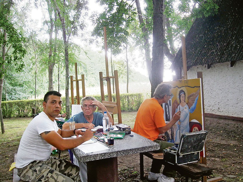 
Freske i crteži samo su deo umetničkog stvaralaštva na koloniji 