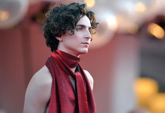 Timothée Chalamet został pierwszym mężczyzną na okładce brytyjskiego "Vogue"