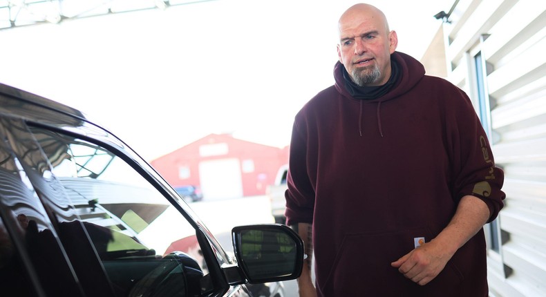 Pennsylvania Lt. Gov. John Fetterman (D)Michael M. Santiago/Getty Images