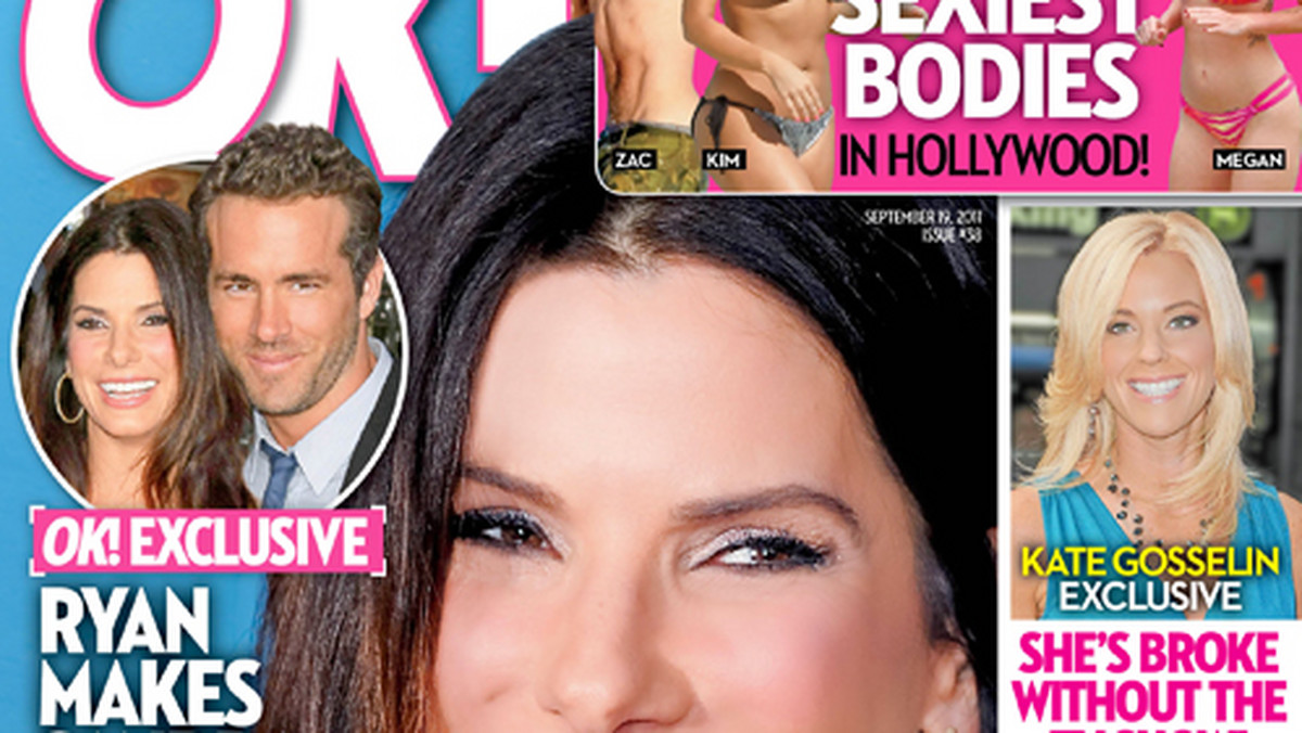 Sandra Bullock na okładce OK! Magazine