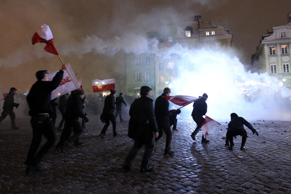 WARSZAWA ROCZNICA STANU WOJENNEGO INSCENIZACJA