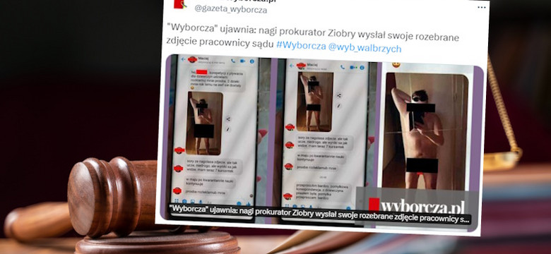 Nagi prokurator ze Świdnicy zawieszony. Wysyłał niecenzuralne zdjęcia