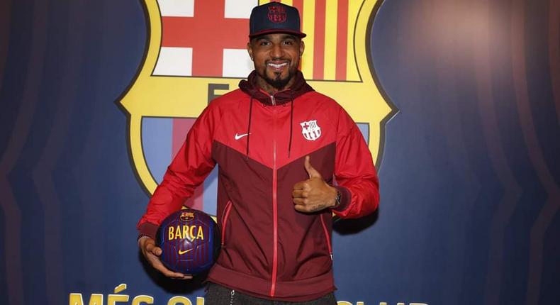 Kevin-Prince Boateng has joined Barcelona on loan