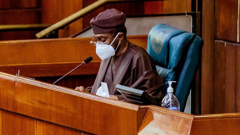 Speaker of the House of Representatives, Femi Gbajabiamila, announced last week the House would initiate legal proceedings against Akpabio over his claim [Twitter/@Femigbaja]