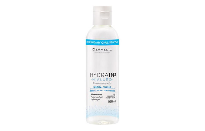 Płyn micelarny H2O Hydrain3
Dermedic