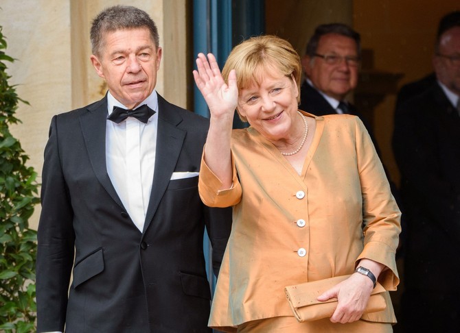Angela Merkel sa Joakimom Zauerom